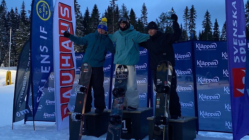 Herrarnas pall i big air där William Mathisen tog hem segern i en tillfällig comeback. 