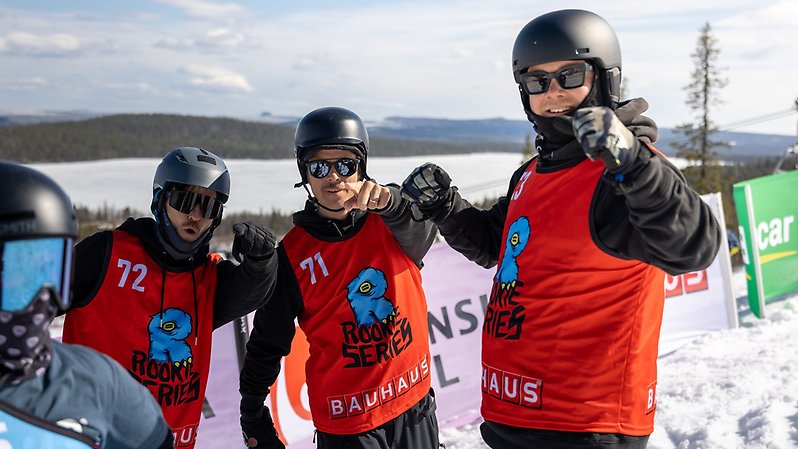 Rookie Series har lockat även äldre åkare som dammat av gamla tävlingstrick eller satt på sig nummerlappen för första gången. Foto: Magnus Emlén. 